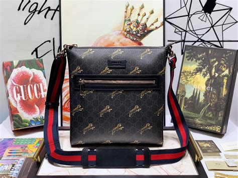 gg supreme messenger bag fake|gucci tiger messenger bag.